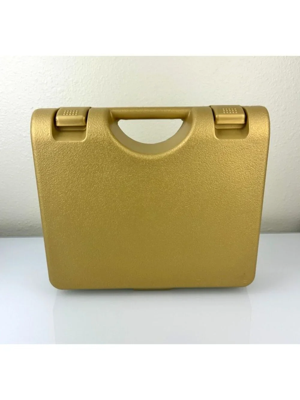 Vintage LEGO Snap Hard Plastic Carrying Storage Travel Case Organizer Gold 1997